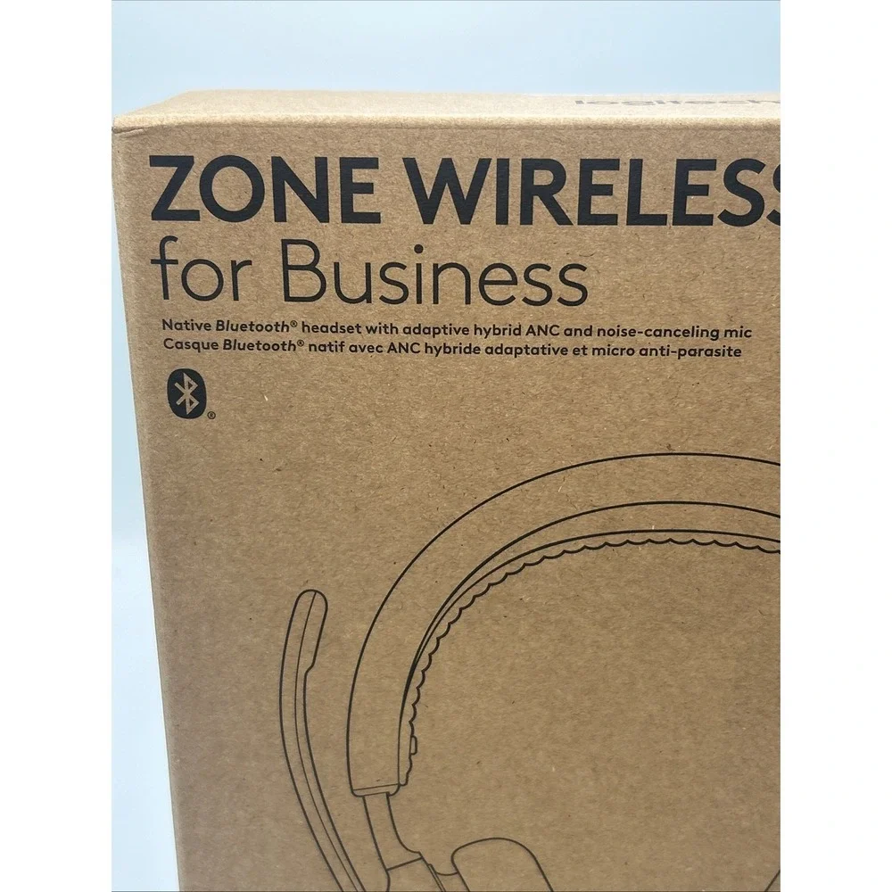 New Logitech Zone Wireless 2 ES Business Headset Graphite ANC USB-C USB-A